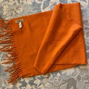 Paul Stuart Vibrant Orange Scarf